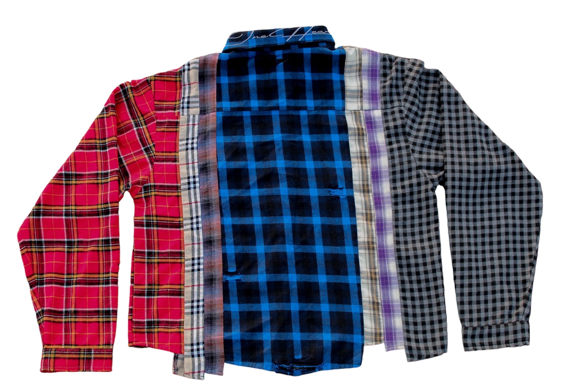 Multicolor "wtf?" Flannel