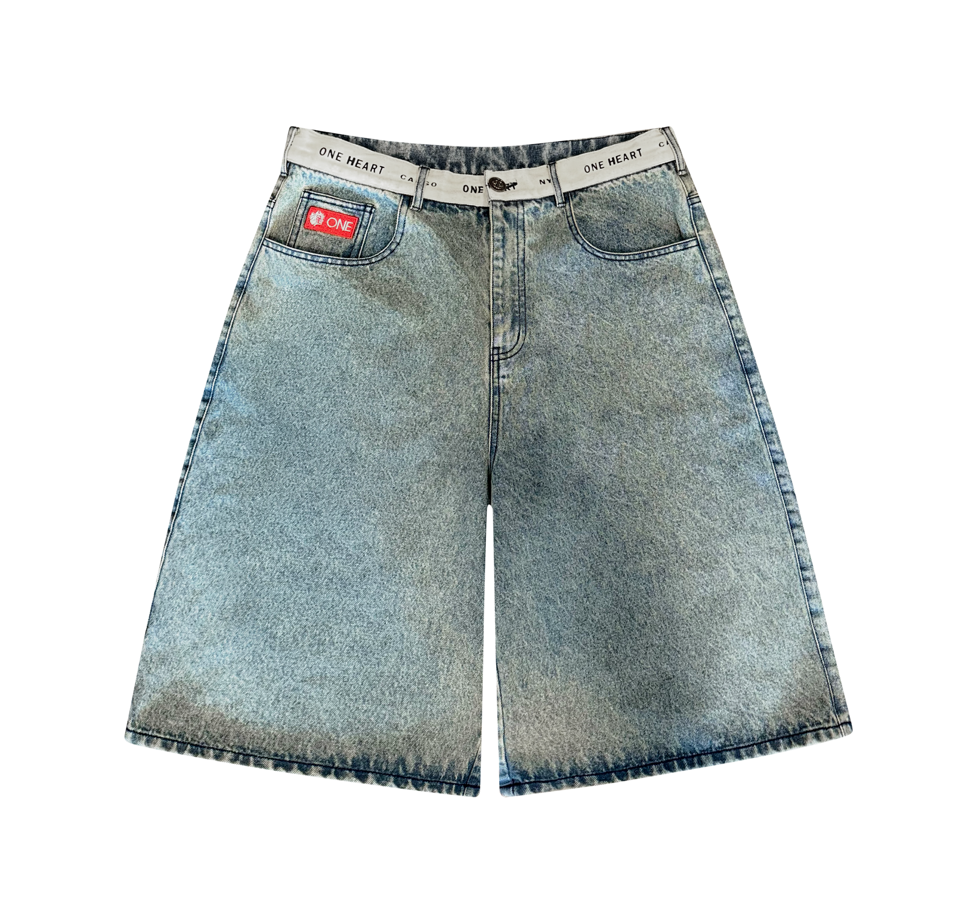 Blue Skid Row Jorts