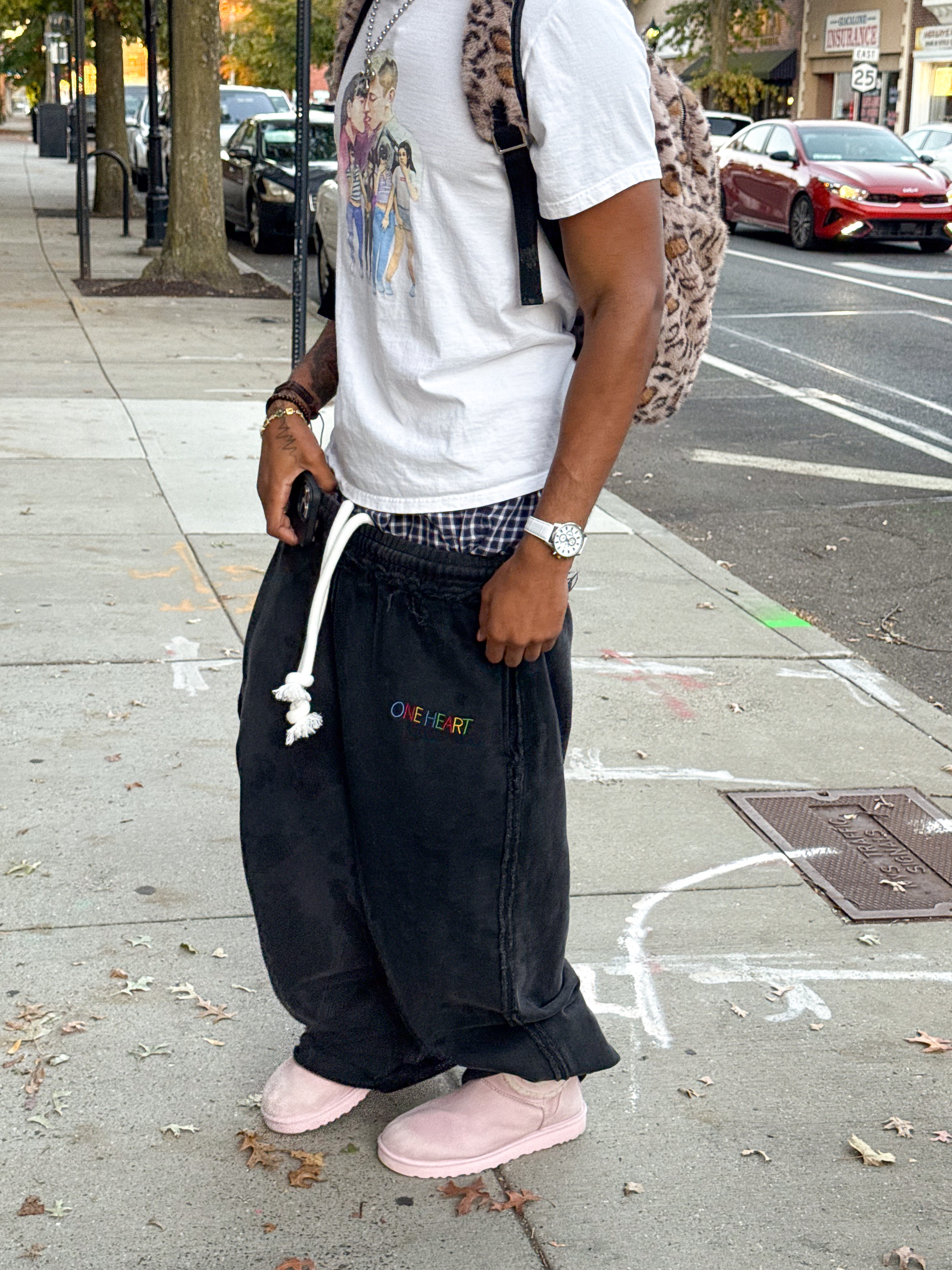 White “444 Angel” Sweats