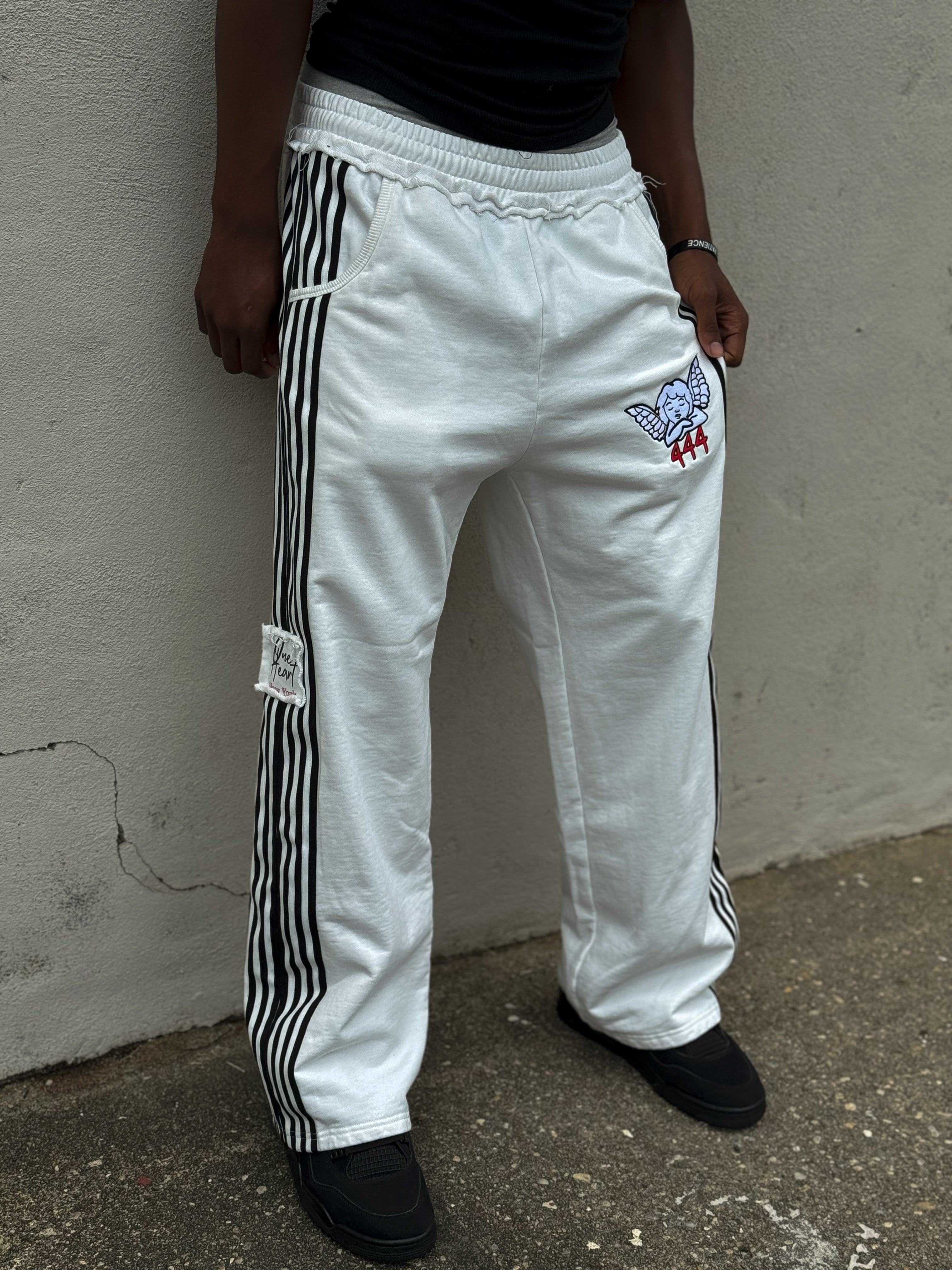 White “444 Angel” Sweats