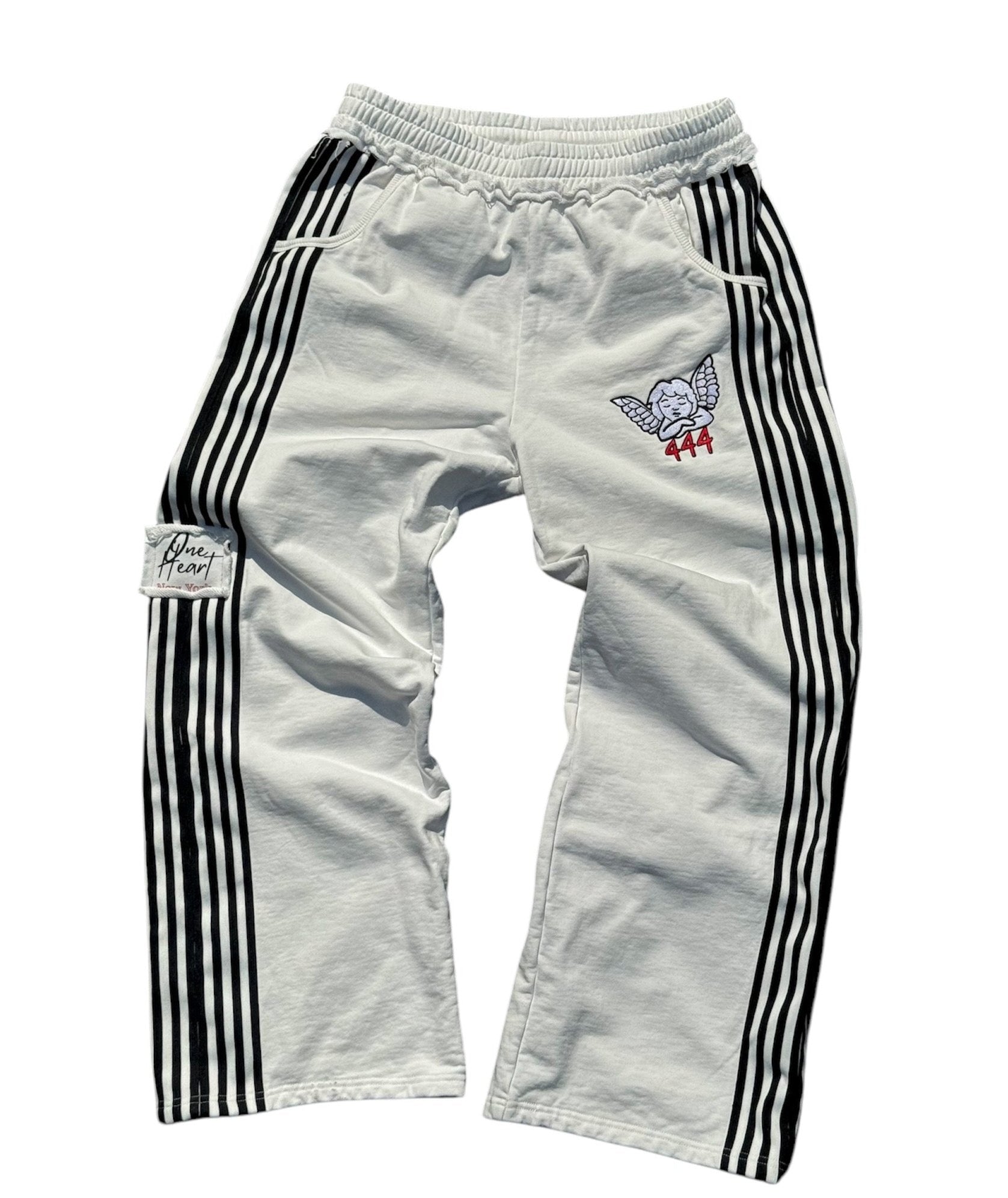 White “444 Angel” Sweats